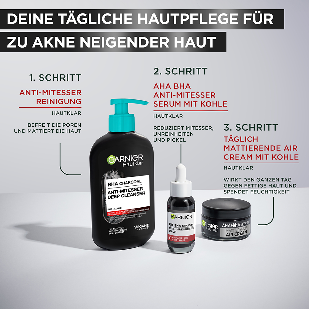 Bild: GARNIER Hautklar BHA Carbon Cleanser Anti-Mitesser 