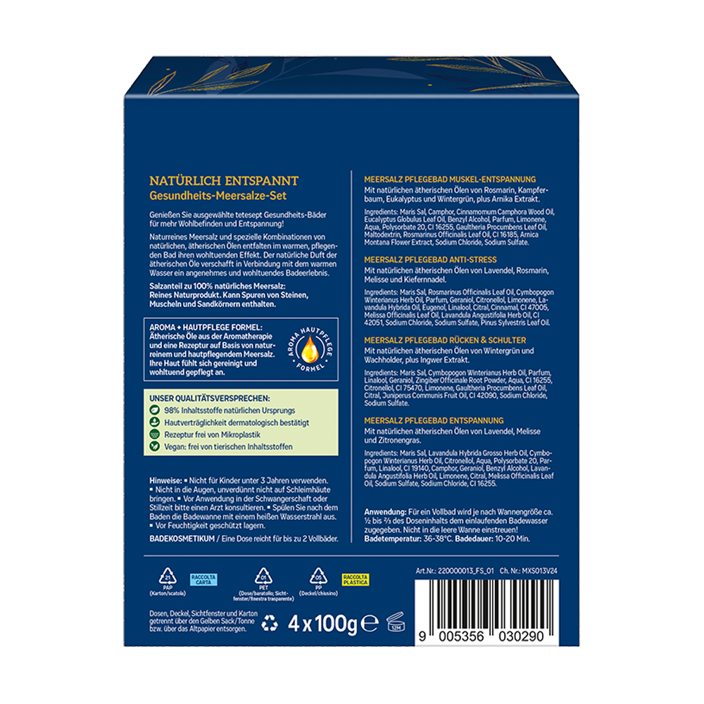 Bild: tetesept: Geschenkset Meersalze 