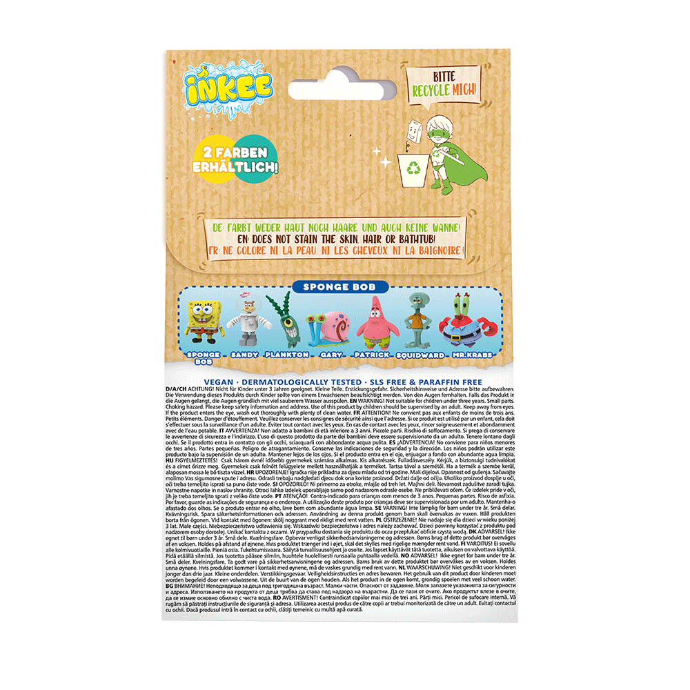 Bild: Craze Inkee Badekugel und Überraschung Spongebob