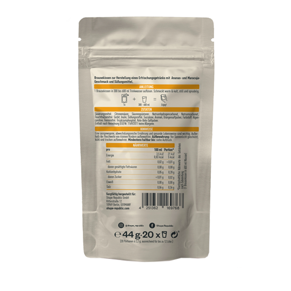 Bild: SHAPE REPUBLIC Drop and Drink Ananas Passionsfrucht 