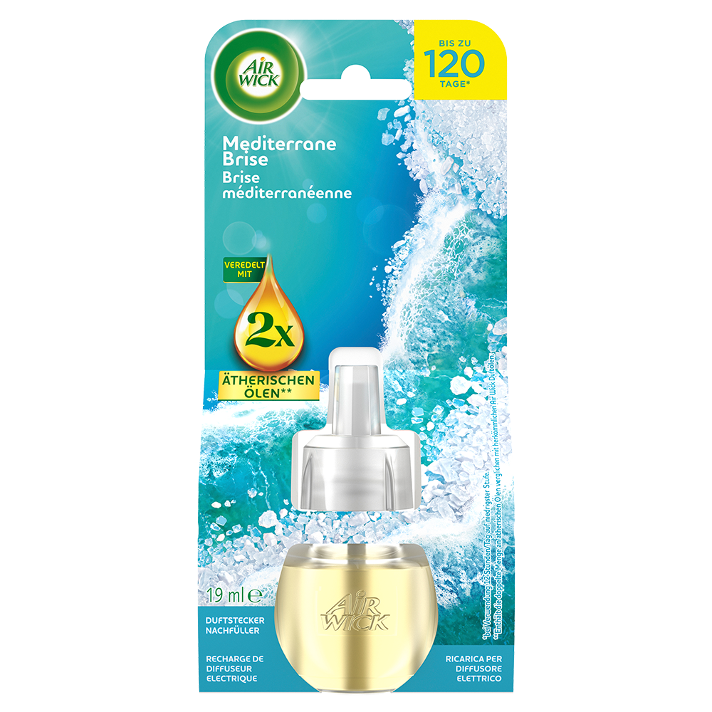 Bild: AIRWICK Duftölflakon Nachfüllung Mediterrane Brise 
