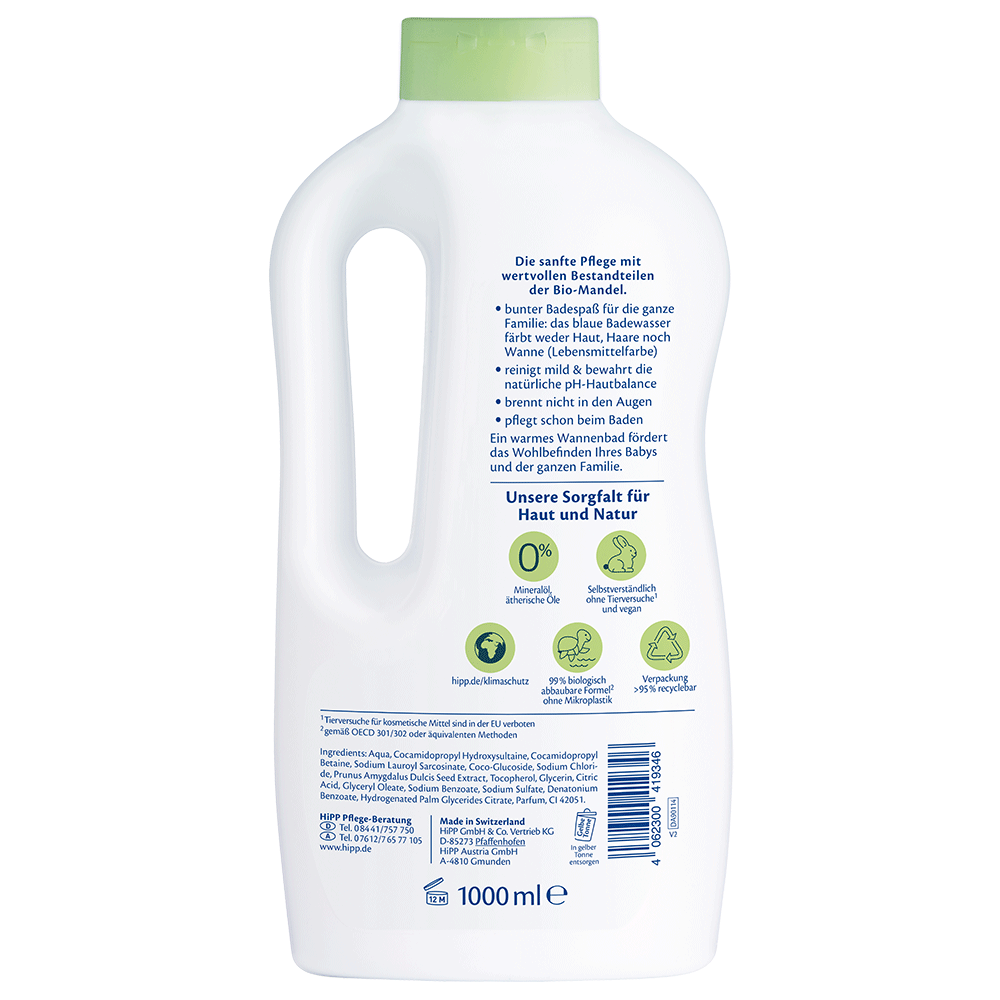 Bild: HiPP Babysanft Familienbad Sensitiv