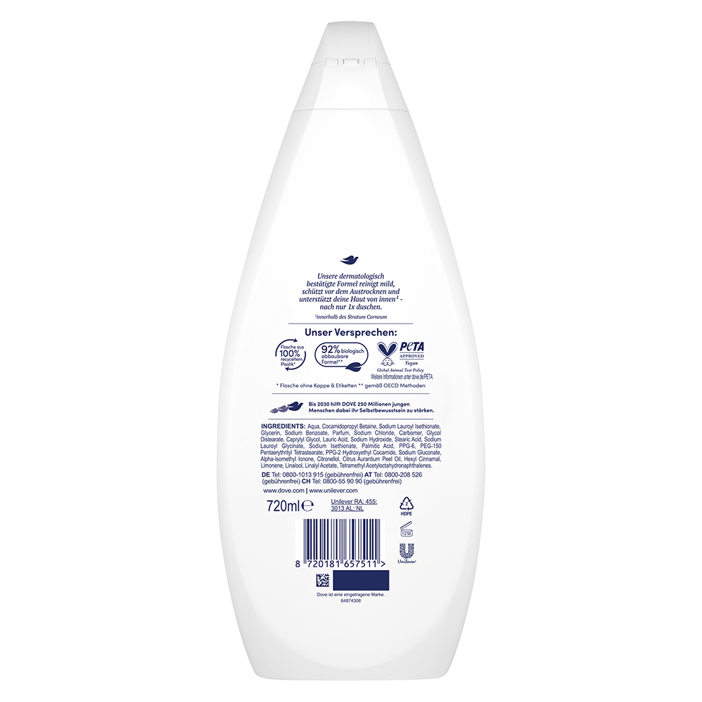 Bild: Dove Pflegedusche Samtweich 
