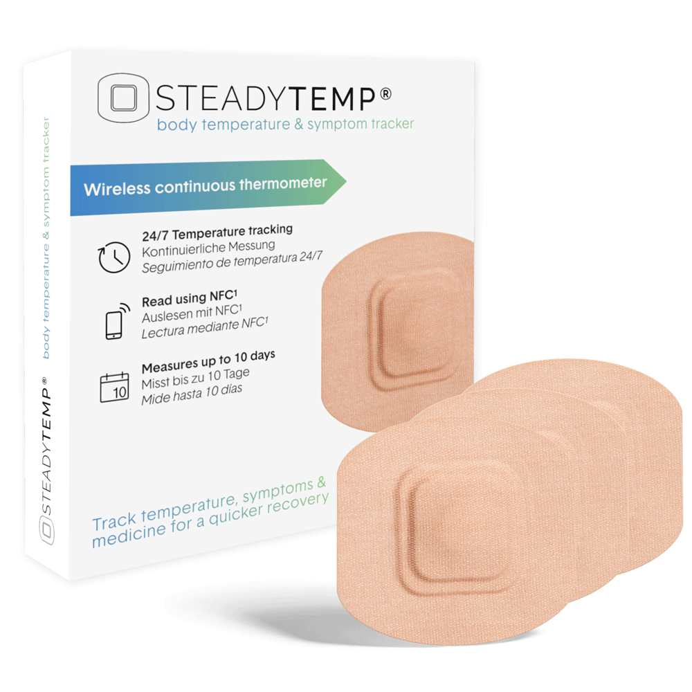 Bild: SteadyTemp Body Temperature and Symptom Tracker 