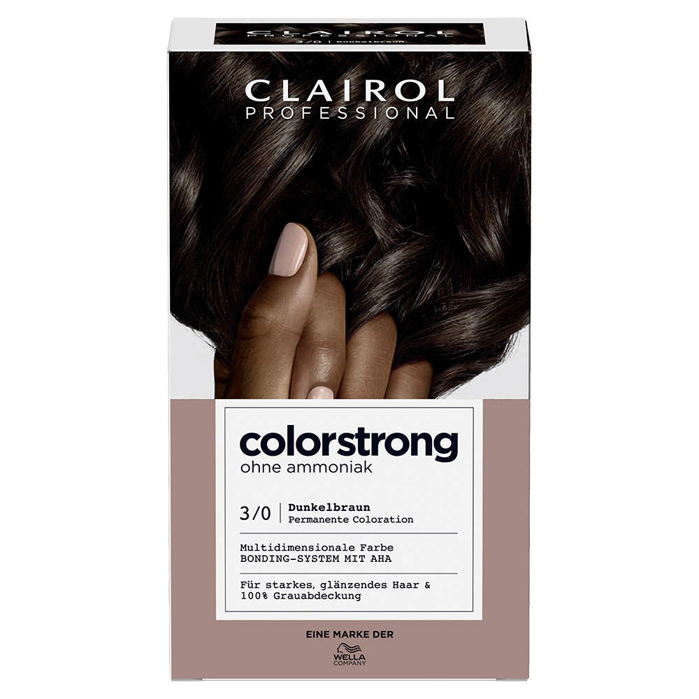 Bild: Clairol Professional Permanente Coloration Colorstrong Dunkelbraun Dunkelbraun