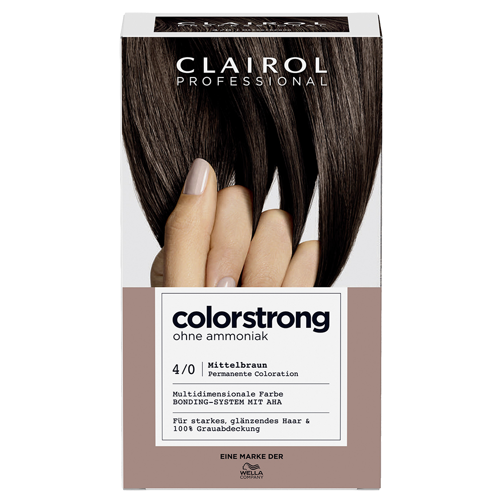 Bild: Clairol Professional Permanente Coloration Colorstrong Mittelbraun Mittelbraun