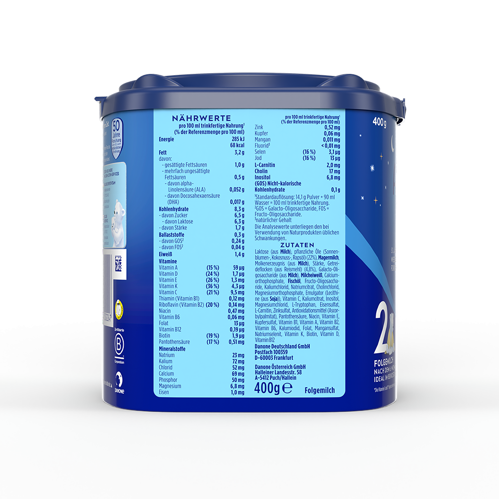 Bild: Aptamil Abendfläschen Folgemilch 