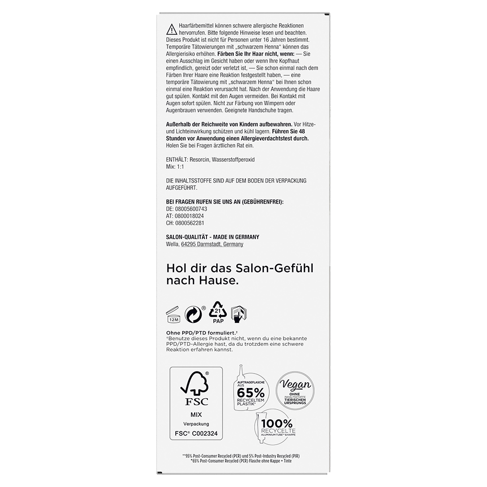 Bild: Clairol Professional Permanente Coloration Colorstrong Aschblond Aschblond