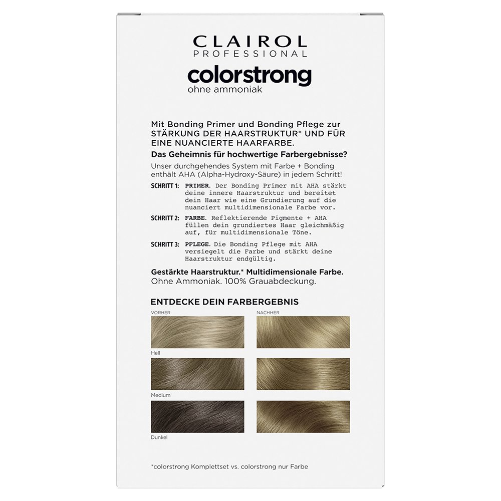 Bild: Clairol Professional Permanente Coloration Colorstrong Blond Blond