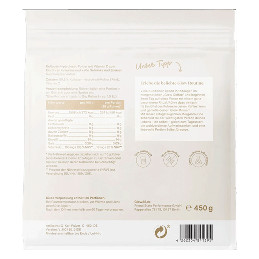 Bild: Glow 25 Kollagen Pulver