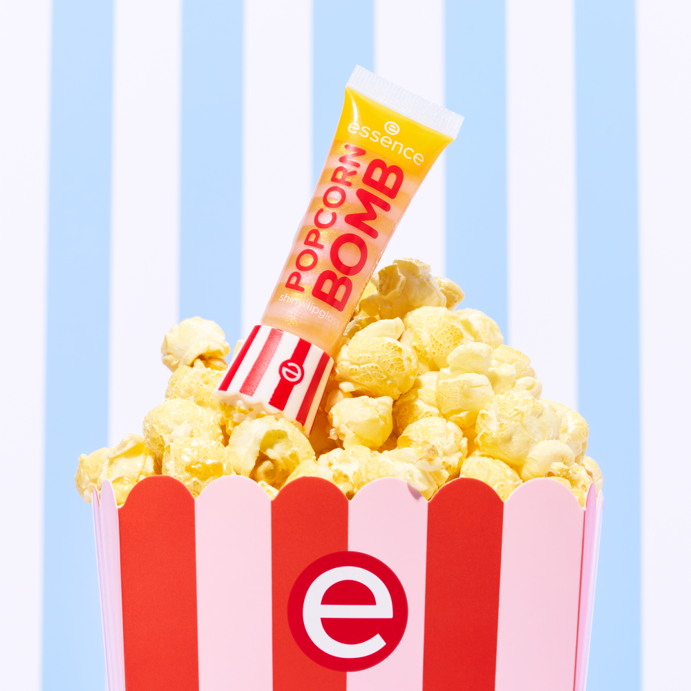 Bild: essence POPCORN BOMB shiny lipgloss Sweet Or Salty?