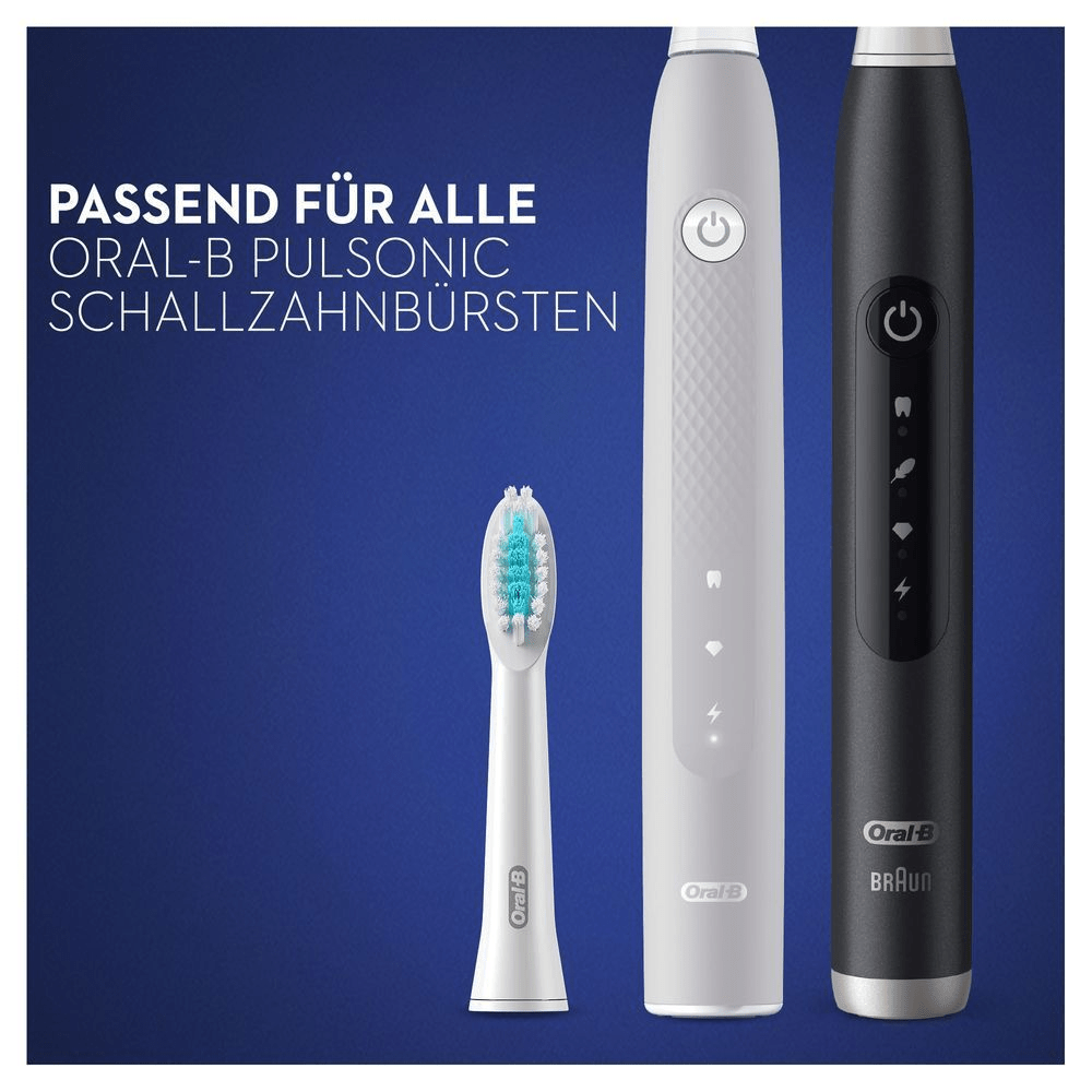 Bild: Oral-B Pulsonic Sensitive Aufsteckbürsten Weiß 