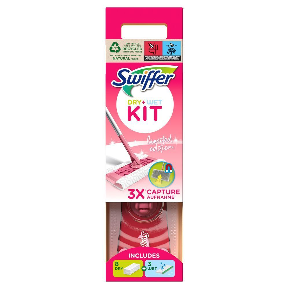 Bild: Swiffer Limited Edition Bodenwischer Starterset Pink 