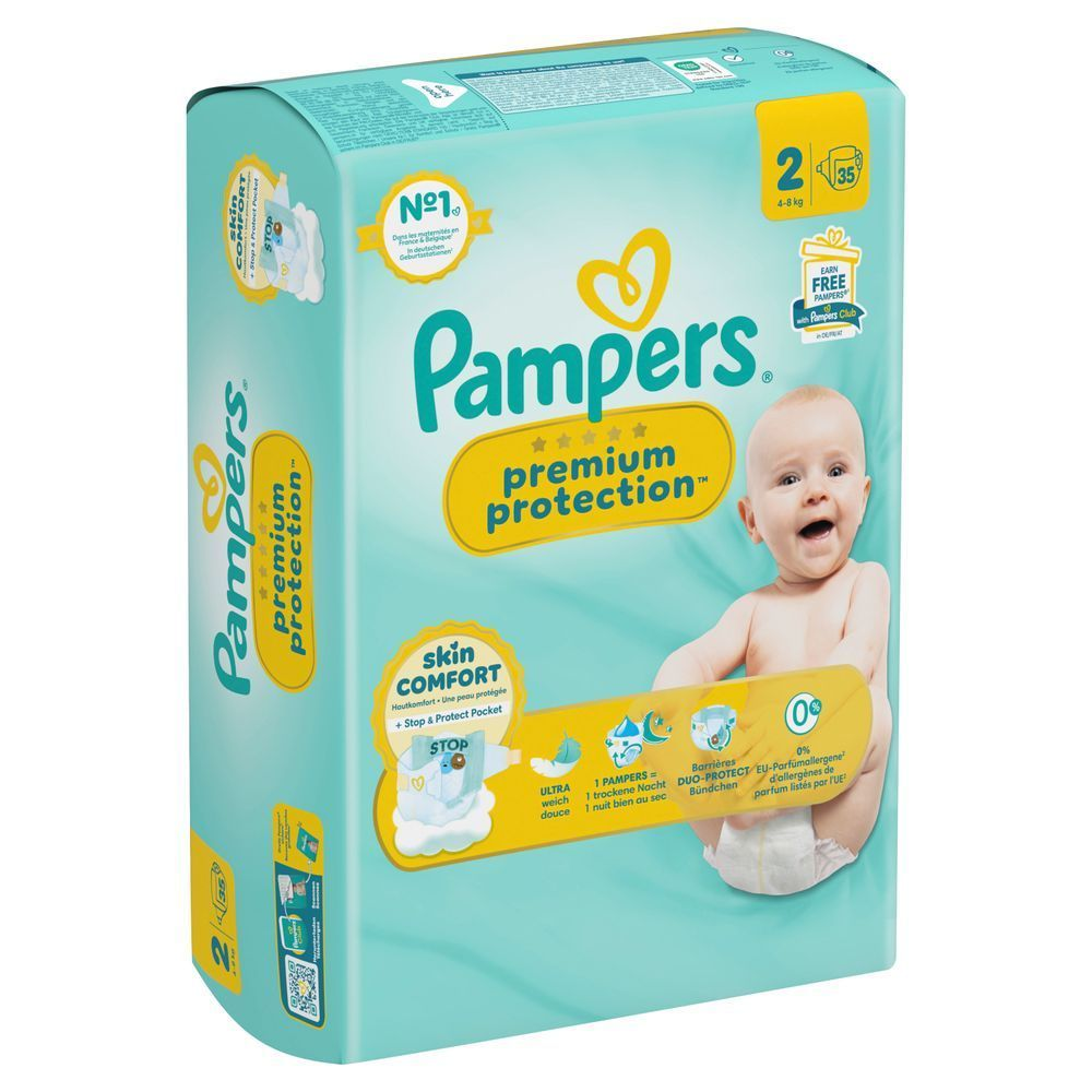 Bild: Pampers Premium Protection Größe 2, 4kg-8kg 