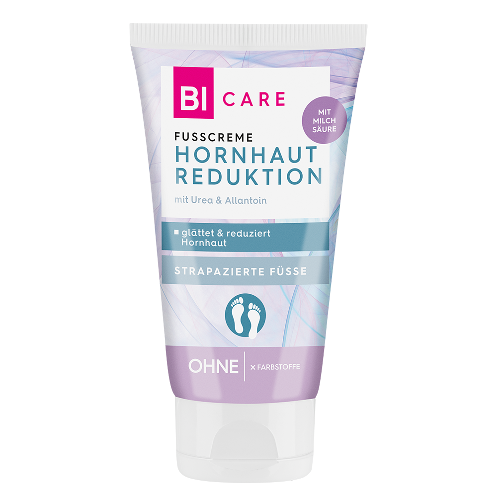 Bild: BI CARE Fusscreme Hornhaut Reduktion