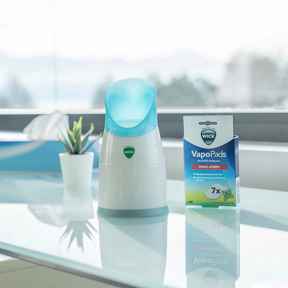 Bild: WICK Tragbarer Dampfinhalator