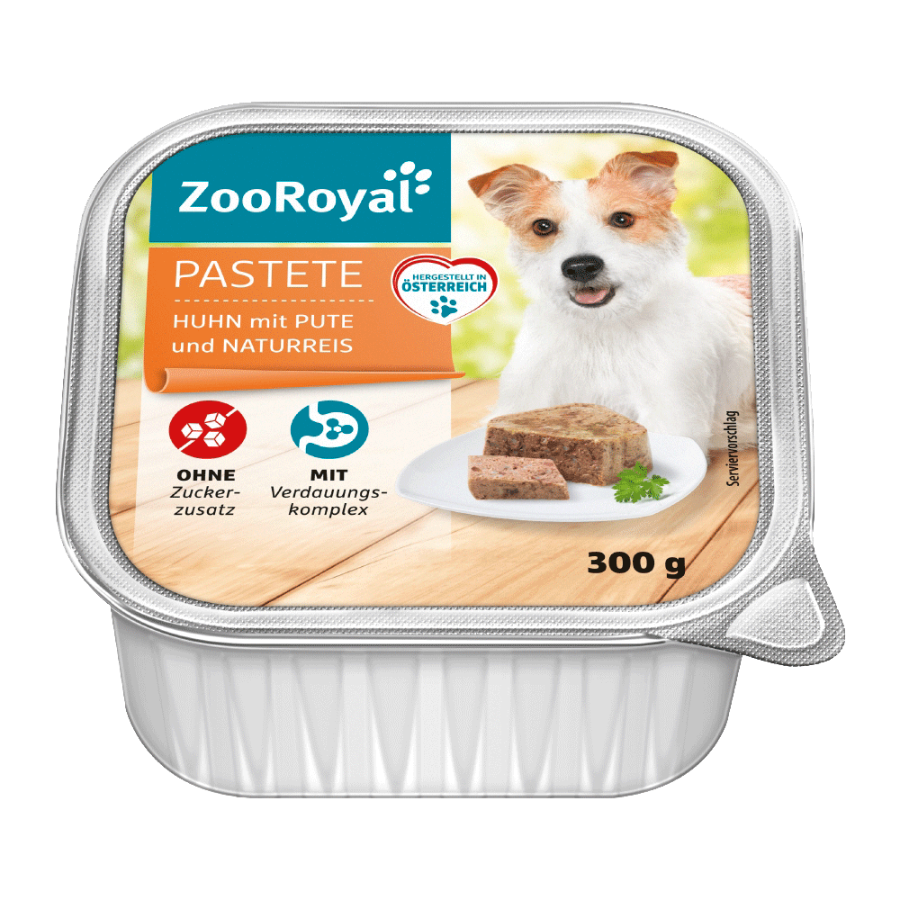 Bild: ZooRoyal Pastete Huhn mit Pute und Naturreis