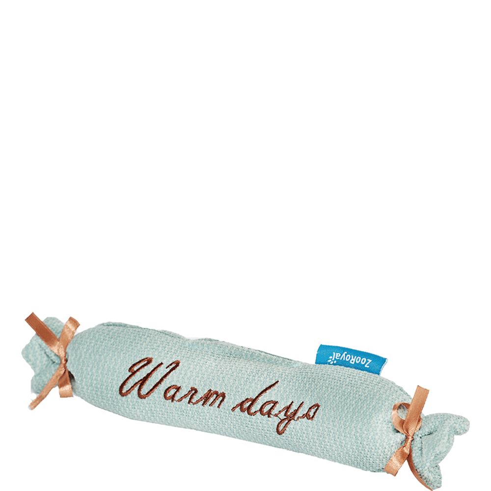 Bild: ZooRoyal Katzenspielzeug Bonbon mit Katzenminze petrol