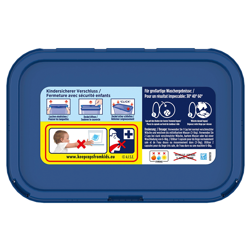 Bild: Coral Waschmittel Caps All in 1 Optimal Color