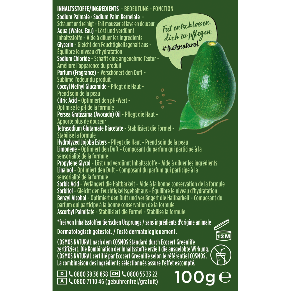 Bild: Nature Box Feste Dusche Avocado