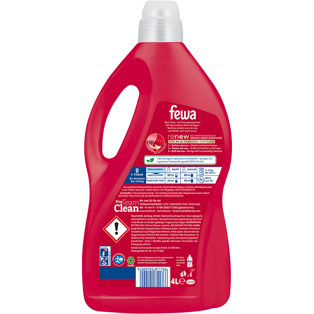 Bild: Fewa Flüssigwaschmittel Color 