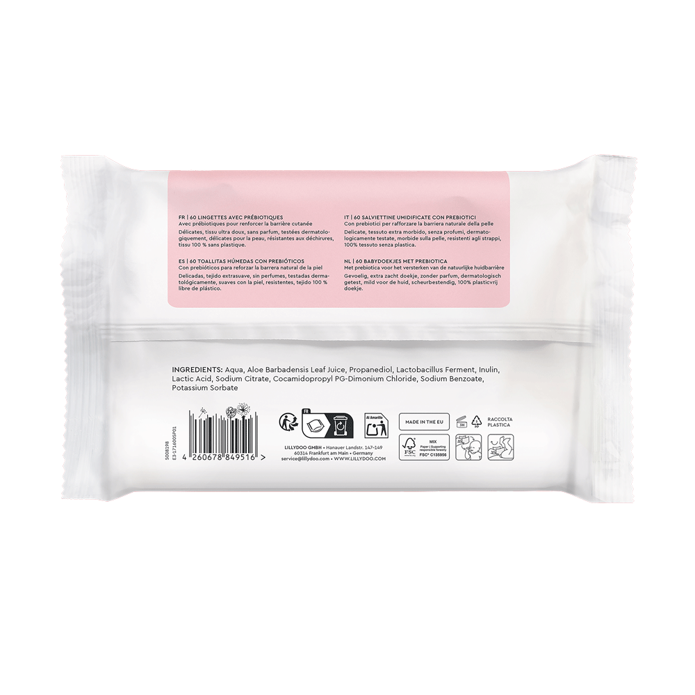 Bild: LILLYDOO Feuchttücher mit Präbiotika