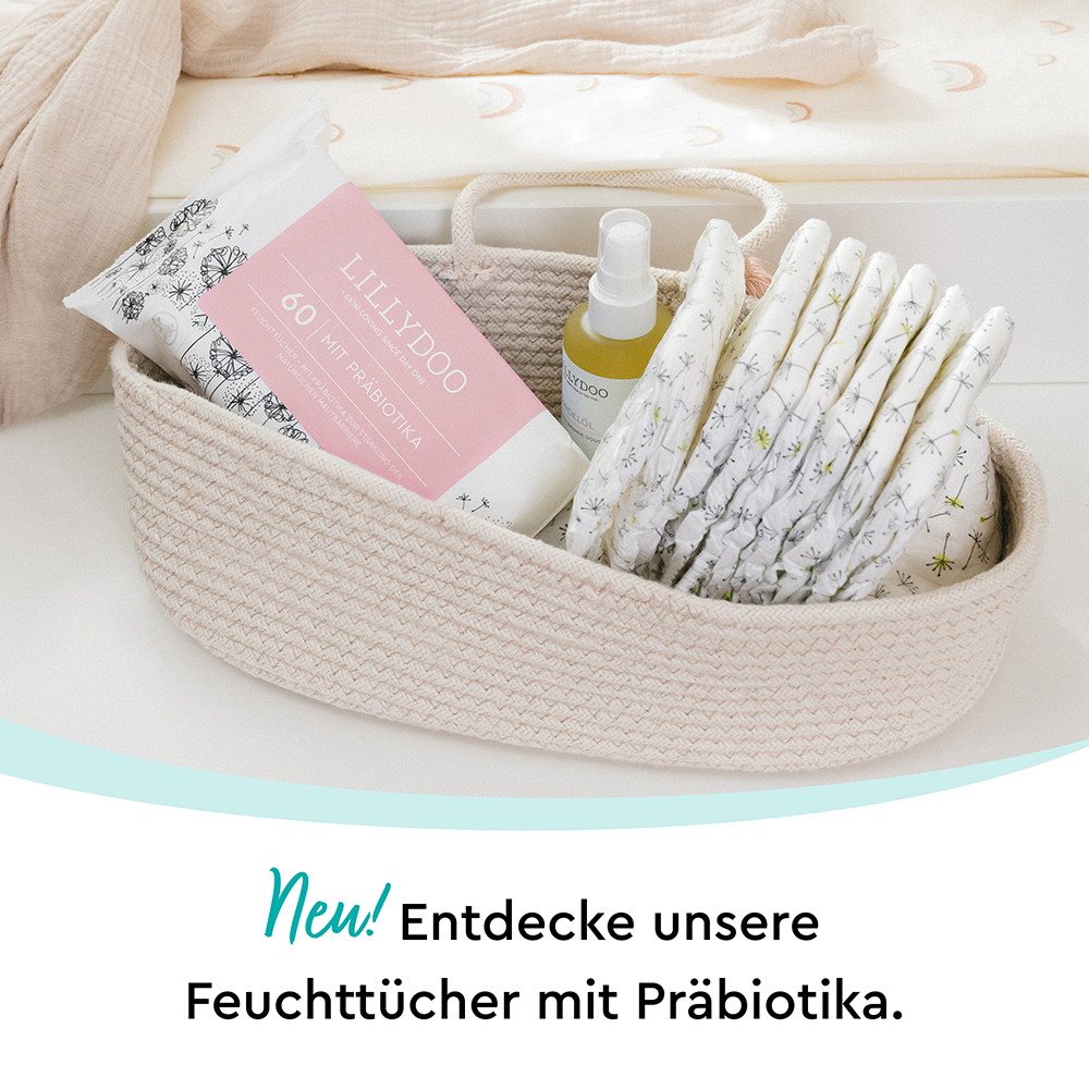 Bild: LILLYDOO Feuchttücher mit Präbiotika