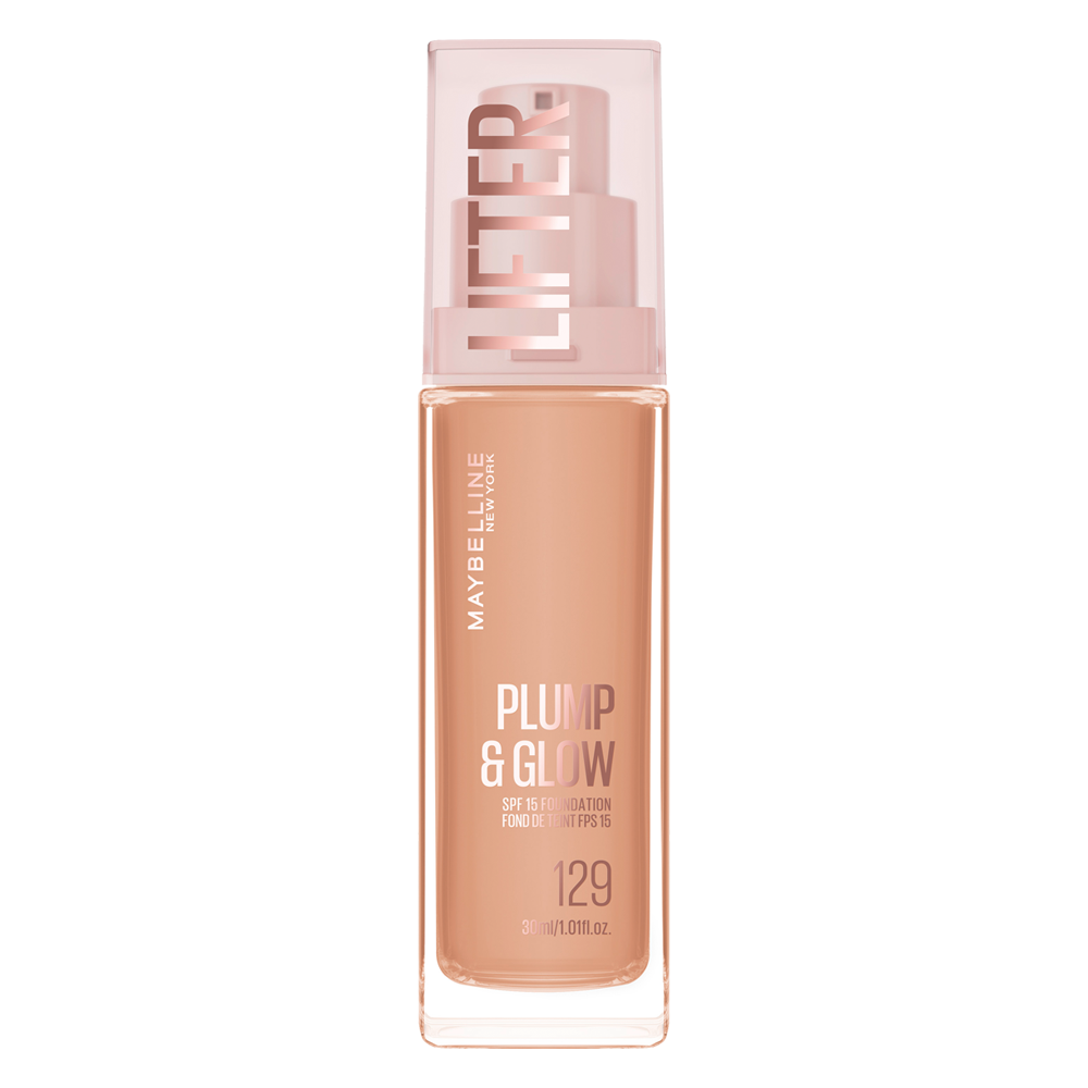Bild: MAYBELLINE Face Lifter Plump & Glow Foundation 129