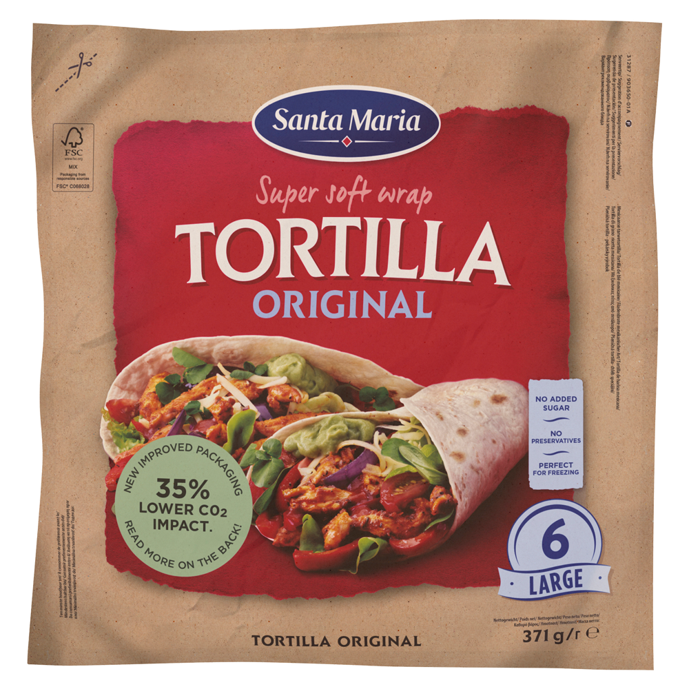 Bild: Santa Maria Tortilla Orginal Super Soft Wrap 
