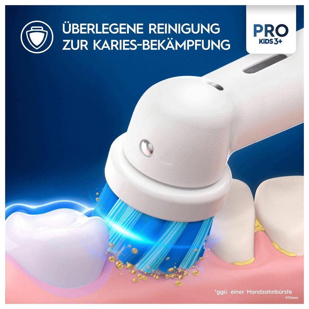 Bild: Oral-B Pro Kids Disney 100 Elektrische Zahnbürste, Weiß 