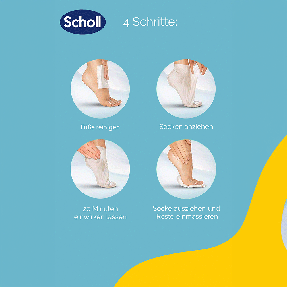 Bild: Scholl Fußmaske Urea und Sheabutter