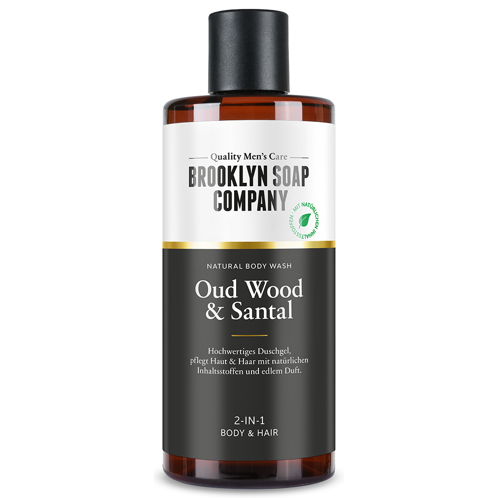 Bild: Brooklyn Soap Company Duschgel Oud Wood & Santal 