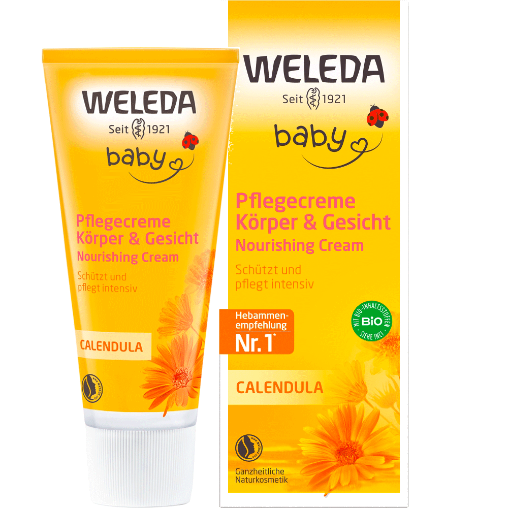 Bild: WELEDA Calendula Baby Pflegecreme Körper & Gesicht