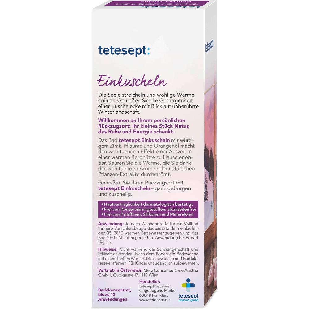 Bild: tetesept: Cremebad Einkuscheln