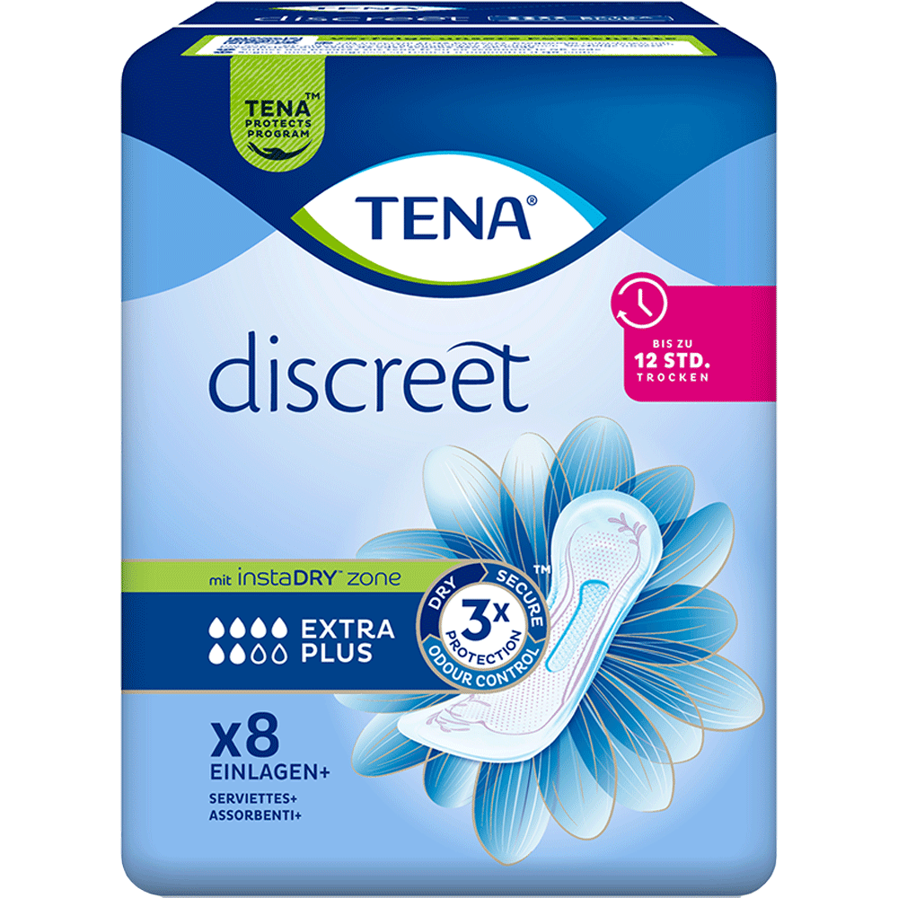 Bild: TENA Discreet Einlagen Extra Plus 