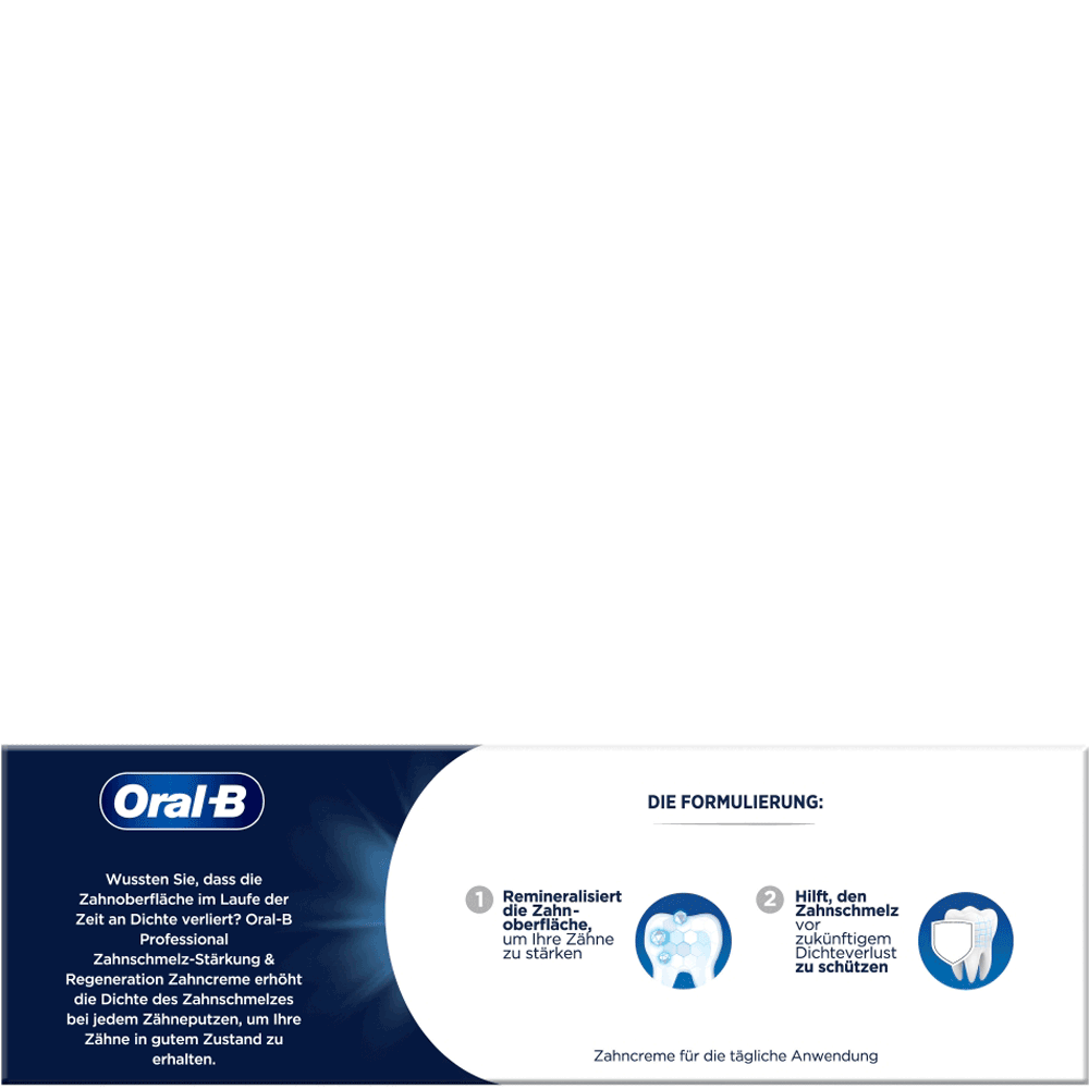 Bild: Oral-B Professional Zahncreme Zahnschmelzstärkung & -regeneration Täglicher Schutz