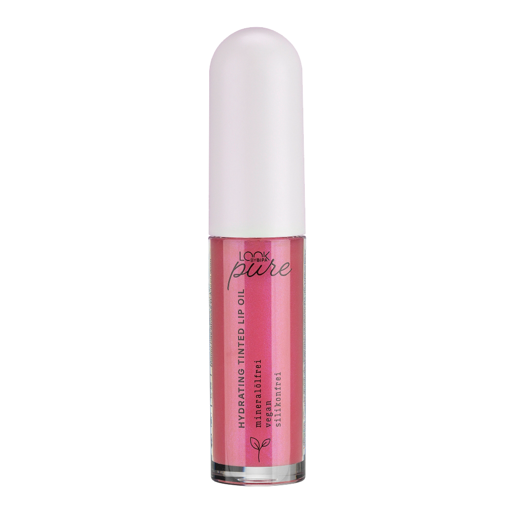 Bild: LOOK BY BIPA pure Hydrating Tinted Lip Oil Blush Bloom 