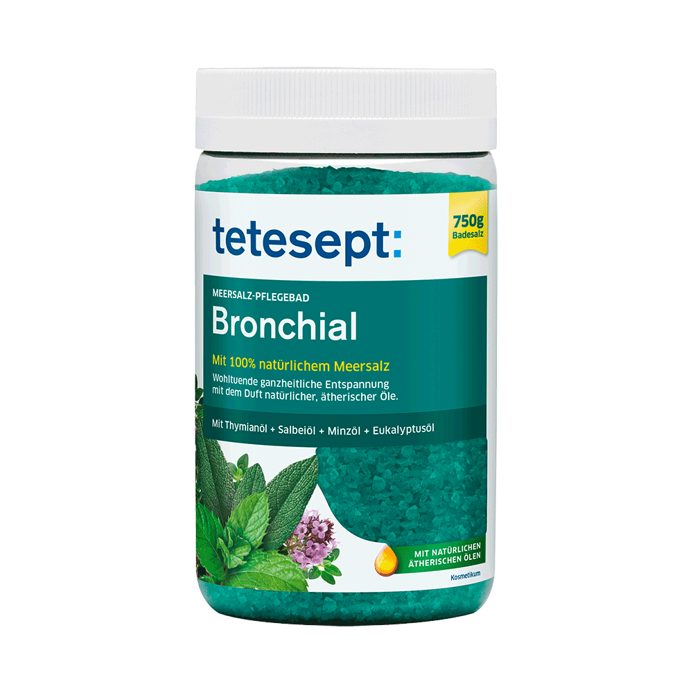 Bild: tetesept: Meersalz-Pflegebad Bronchial