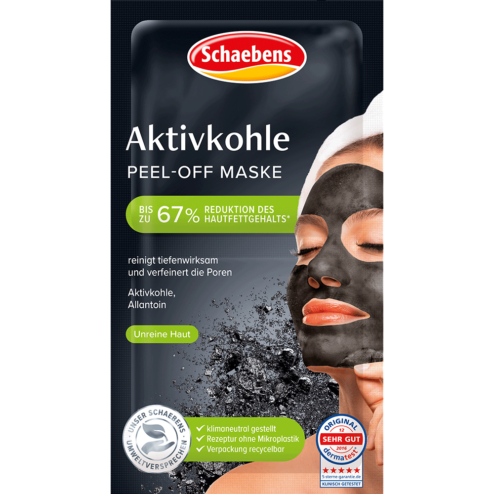 Bild: Schaebens Aktivkohle Peel Off Maske