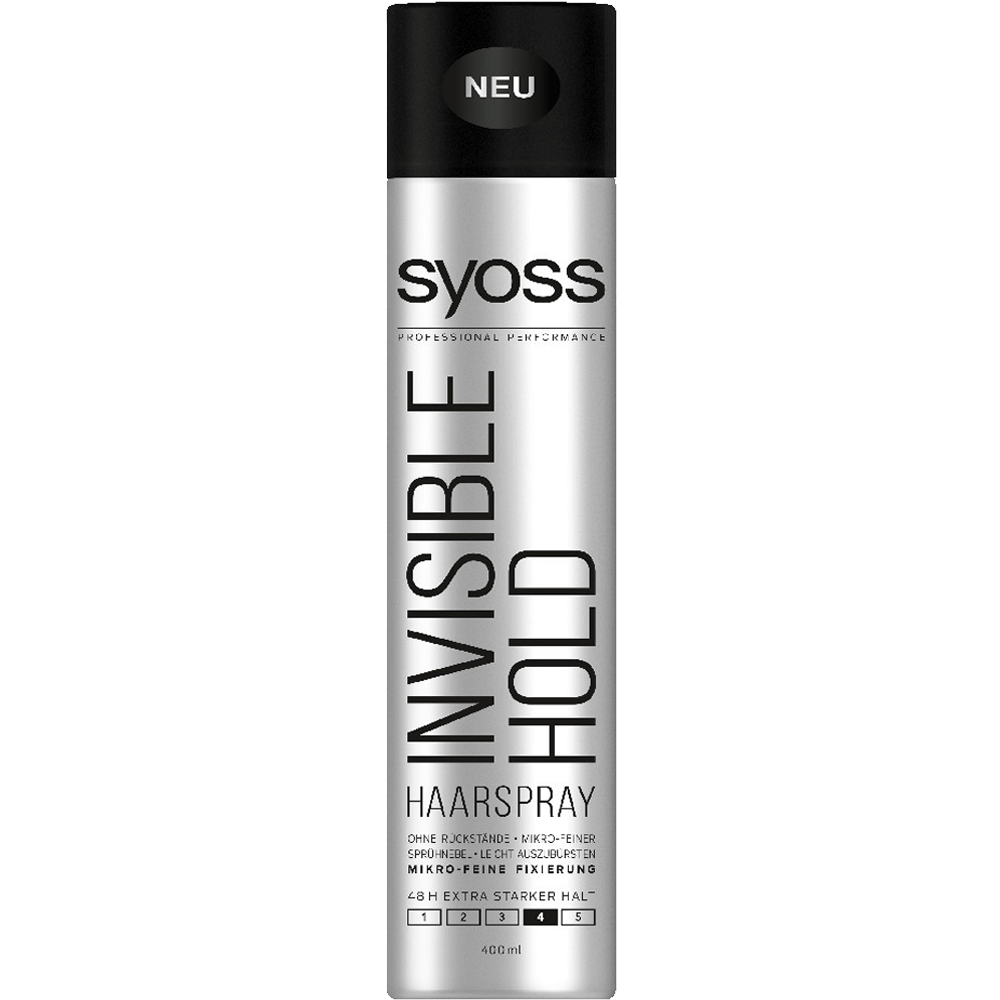Bild: syoss Invisible Hold Haarspray