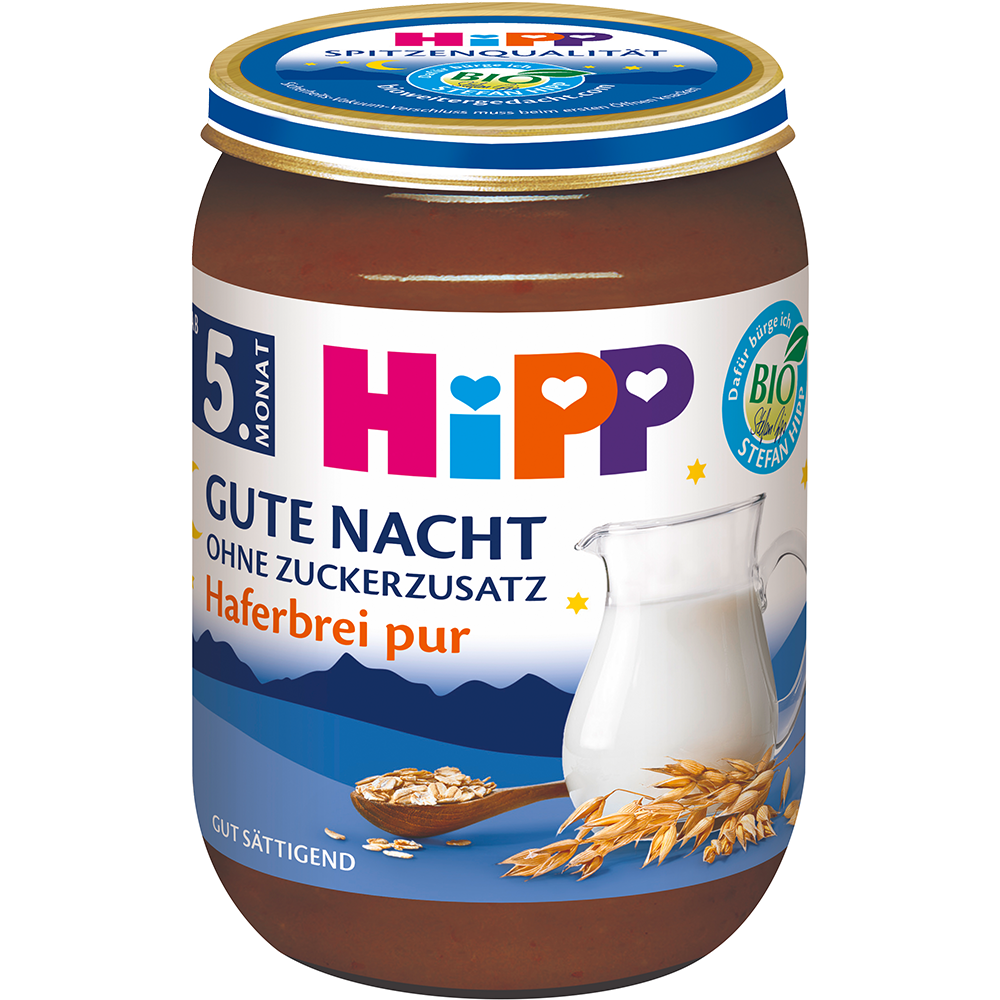 Bild: HiPP Gute Nacht Haferbrei pur 