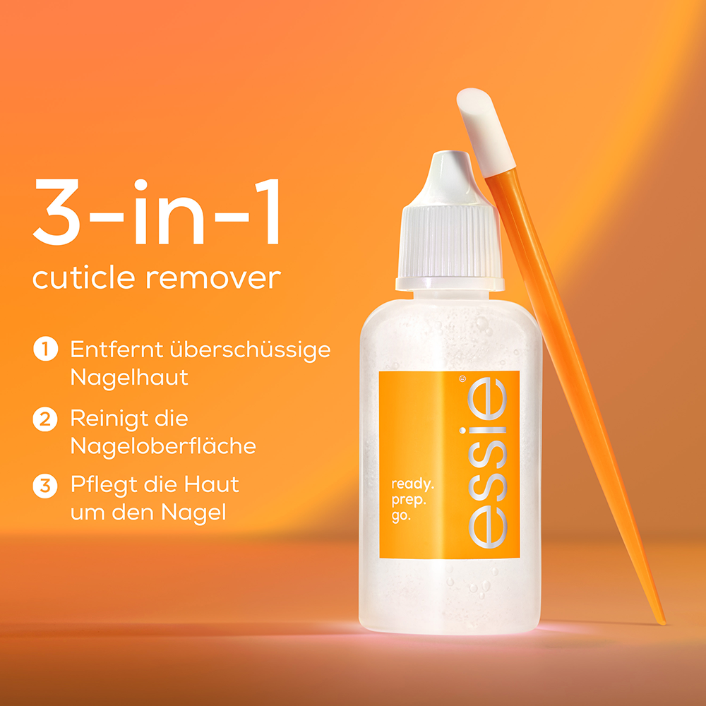 Bild: Essie Nagelpflegeset ready.prep.go. mit Nagelhautentferner und Nagelhautschieber