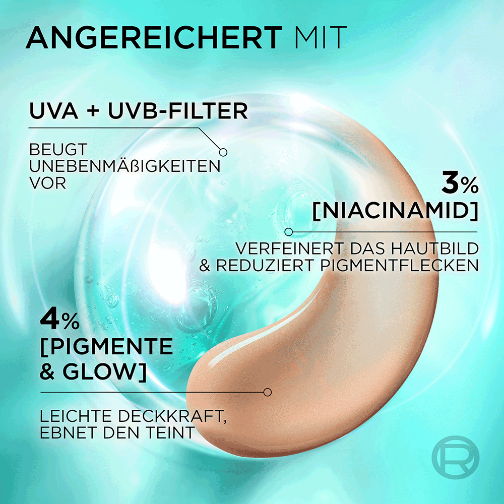 Bild: L'ORÉAL PARIS Bright Reveal Tägliches Glow-Fluid Getönt Light LSF 50
