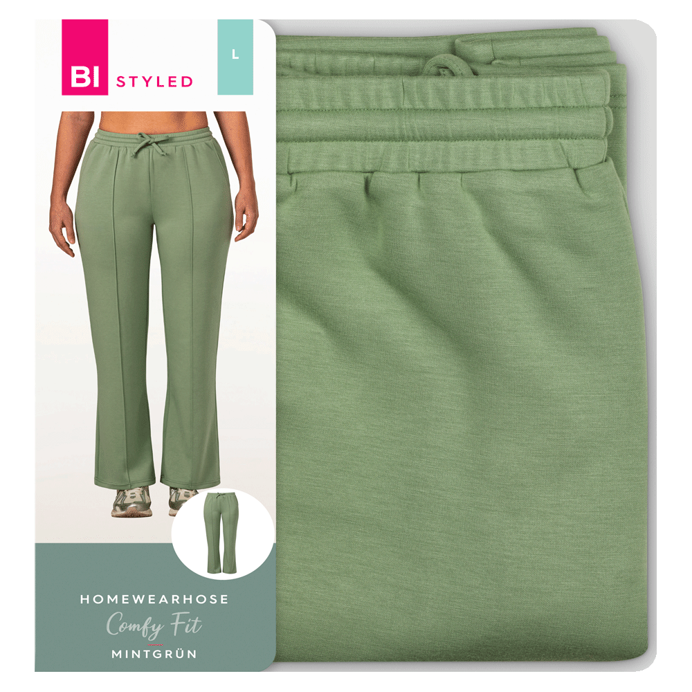 Bild: BI STYLED Homewearhose Mintgrün 