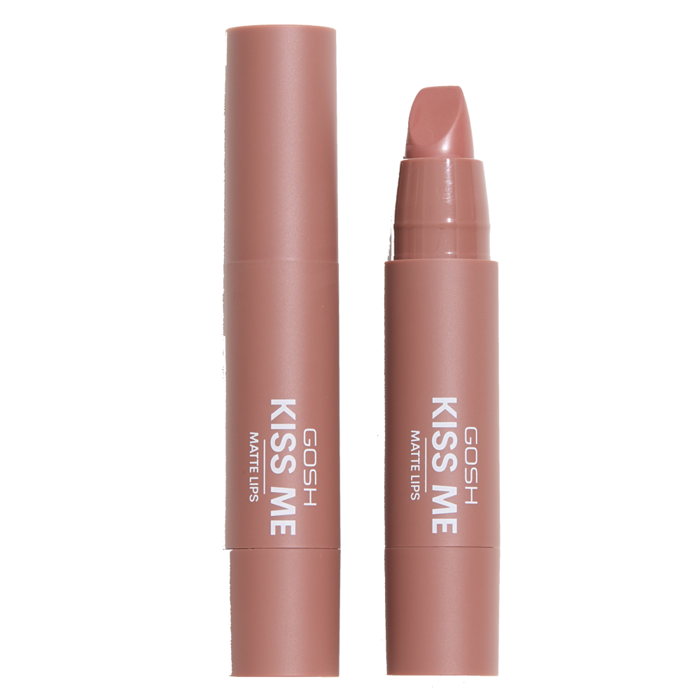 Bild: GOSH Kiss Me Matte Lips Naked Kiss 005