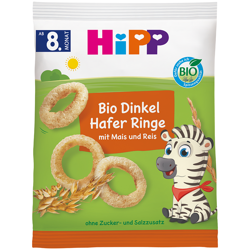 Bild: HiPP Bio Dinkel Hafer Ringe 