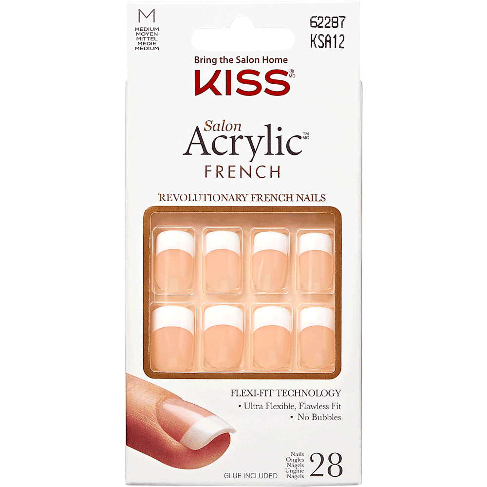 Bild: KISS Salon Acrylic French Kunstnägel