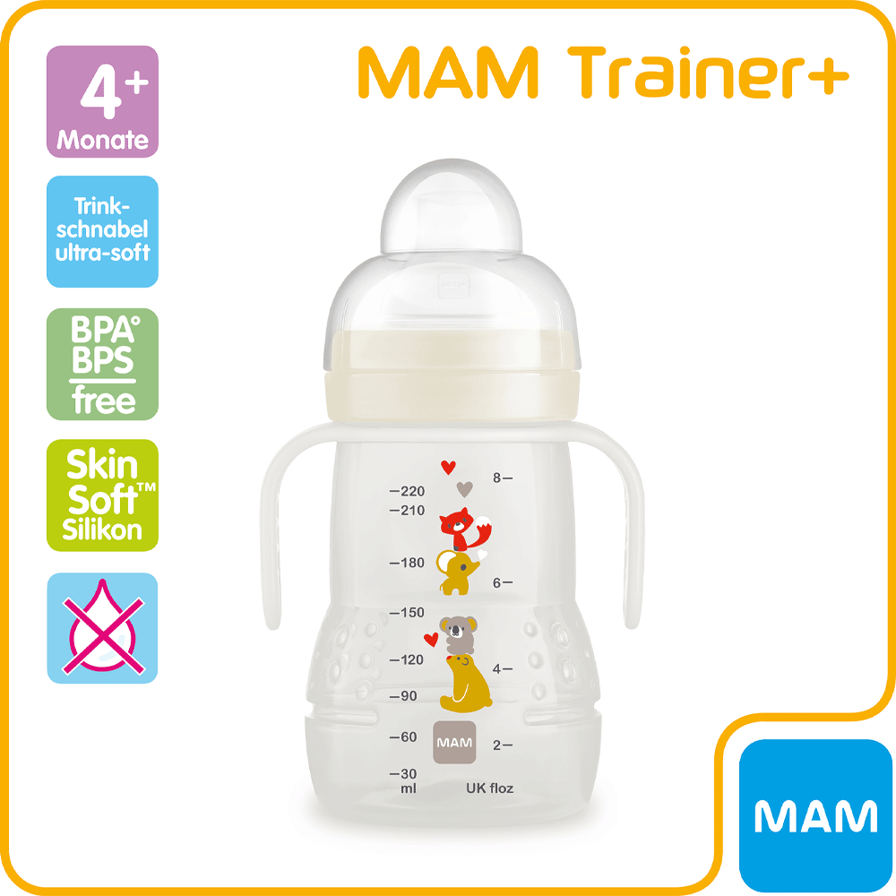 Bild: MAM Trainer Flasche 220ml ab 4 Monate