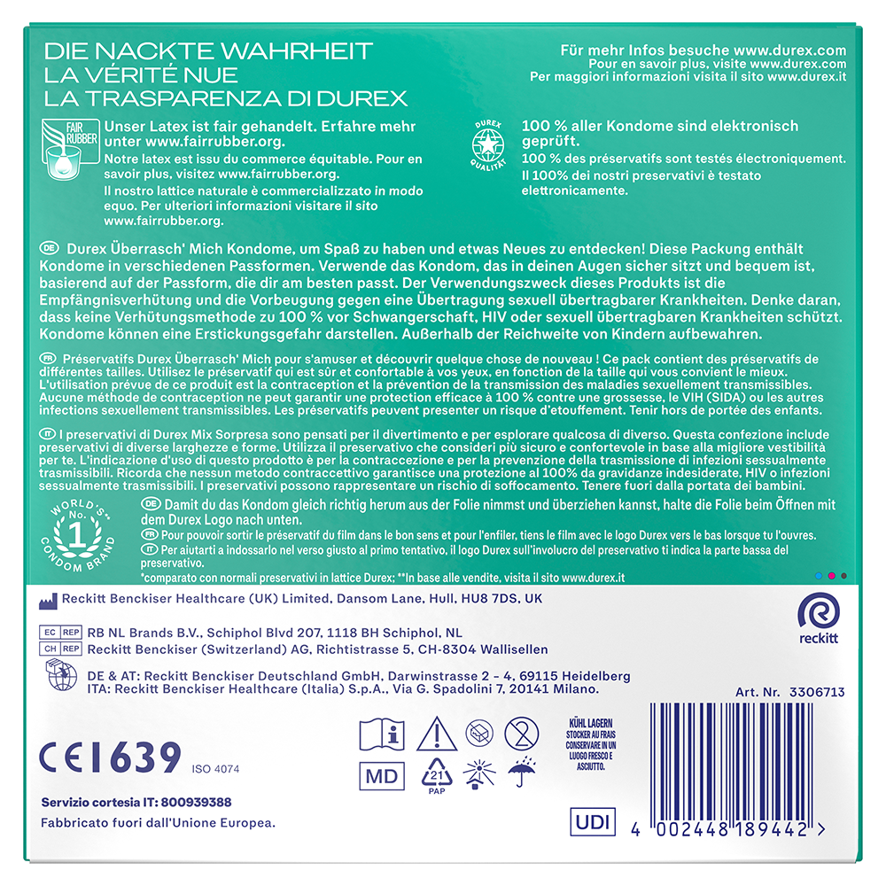 Bild: durex Kondome Überrasch mich 