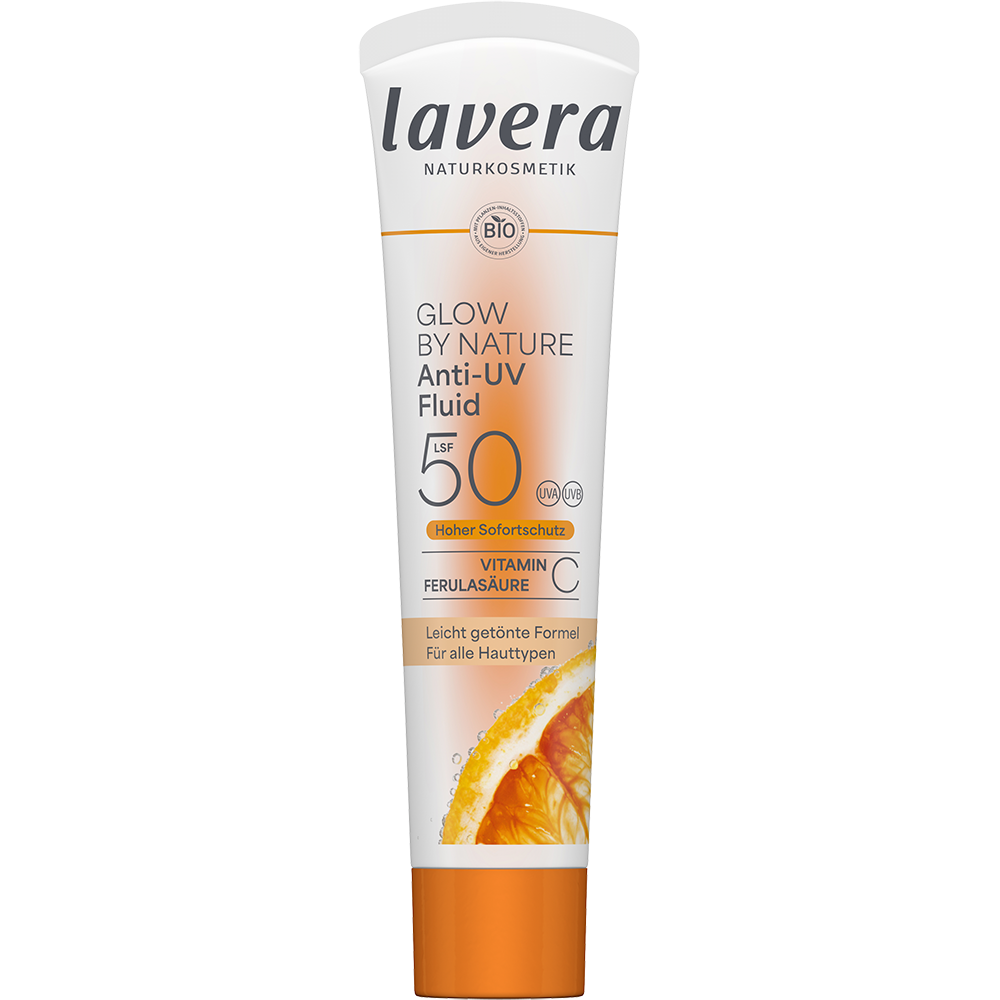 Bild: lavera Glow by Nature Anti UV Fluid LSF 50